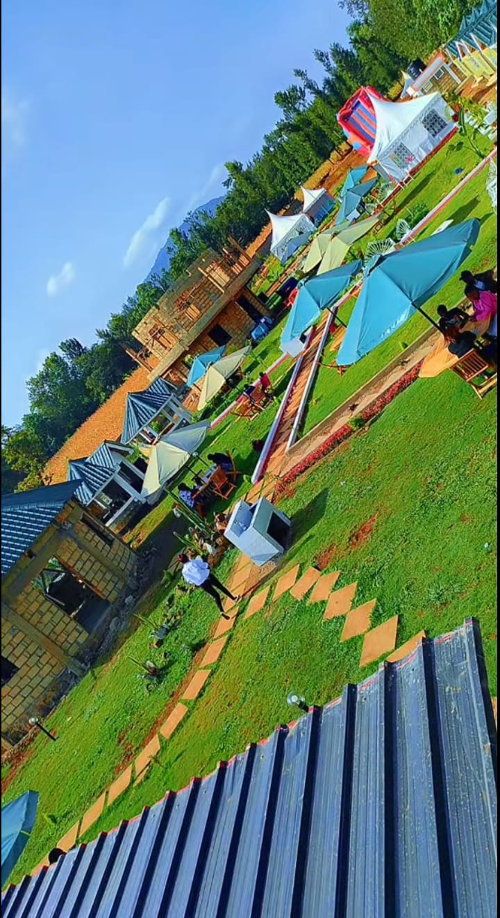 Elegant tent setup at Ayana Gardens