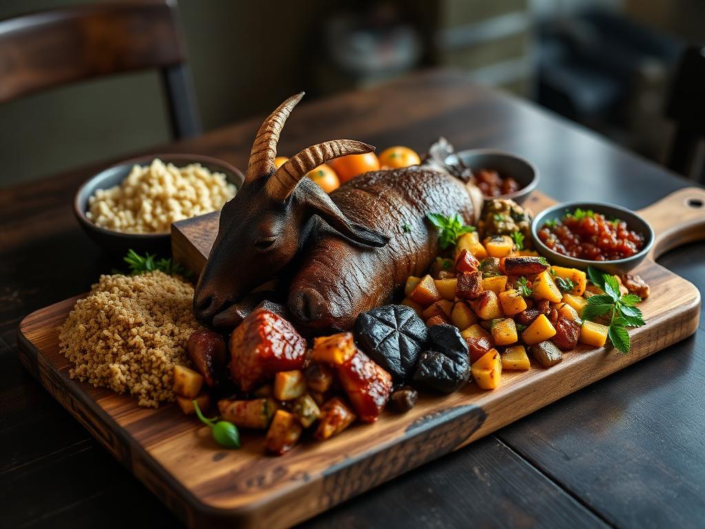 Goat Platter at Ayana Gardens, Mikinduri Meru