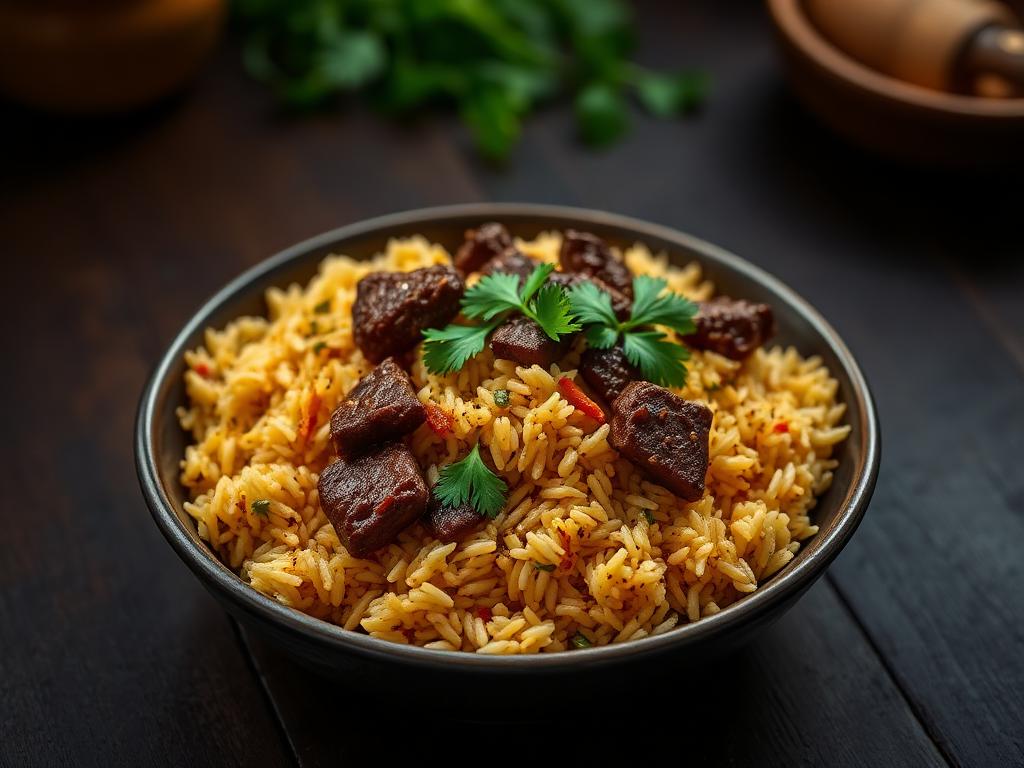 Pilau at Ayana Gardens, Mikinduri Meru